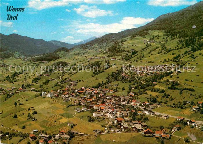 Wenns Pitztal Tirol Fliegeraufnahme