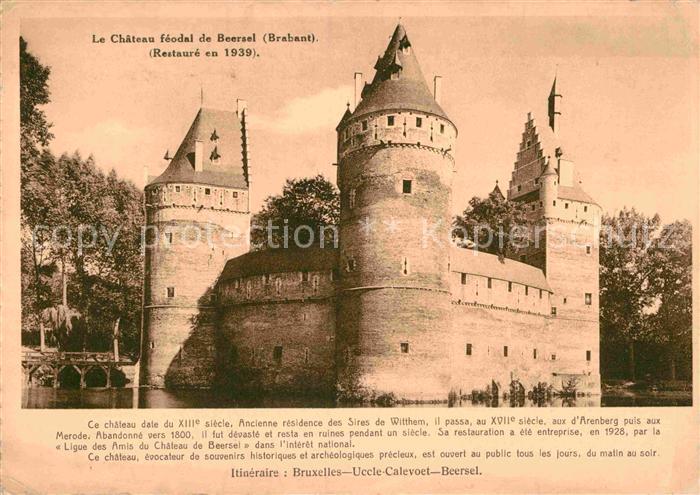 Bruessel Bruxelles La Chàteau Féodal de Beersel