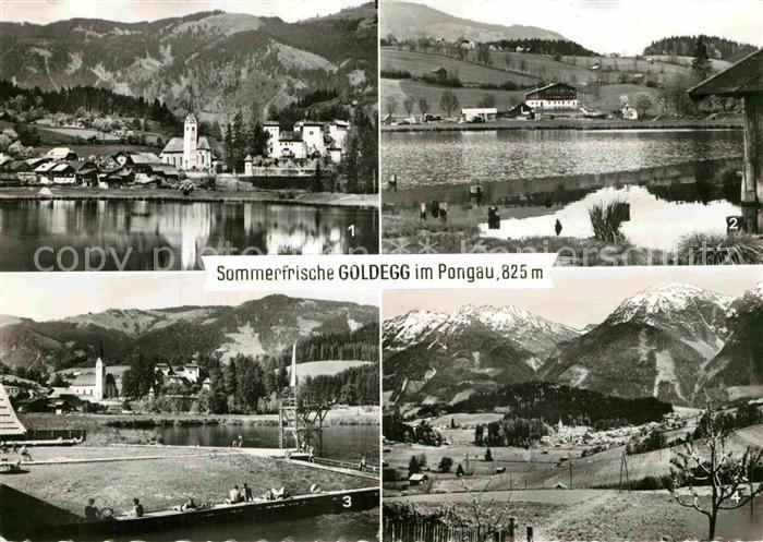 Goldegg Teilansicht Schwimmbad Panorama