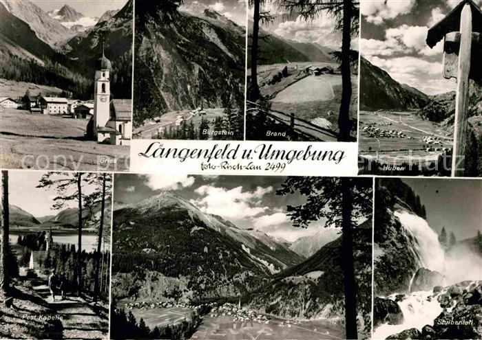 Laengenfeld Oetztal Huben Gries Pest Kapelle Panorama Brang Burgstein
