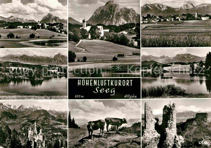 Seeg Kiche Alm Ruine Schloss