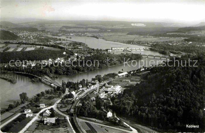 Koblenz Rhein Fliegeraufnahme