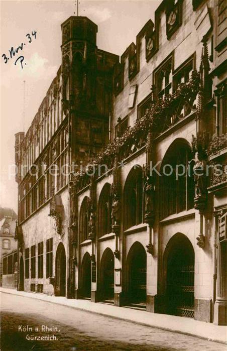 Koeln Rhein Guerzenich Festhalle