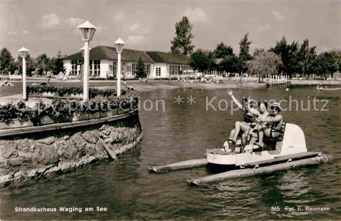 Waging See Strandkurhaus Tretboot