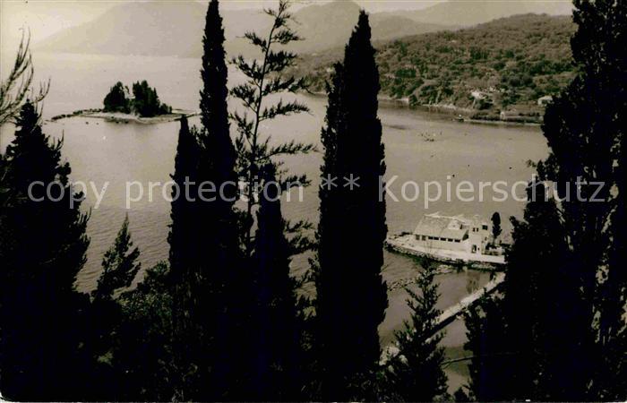 Pontikonisi Bucht Insel