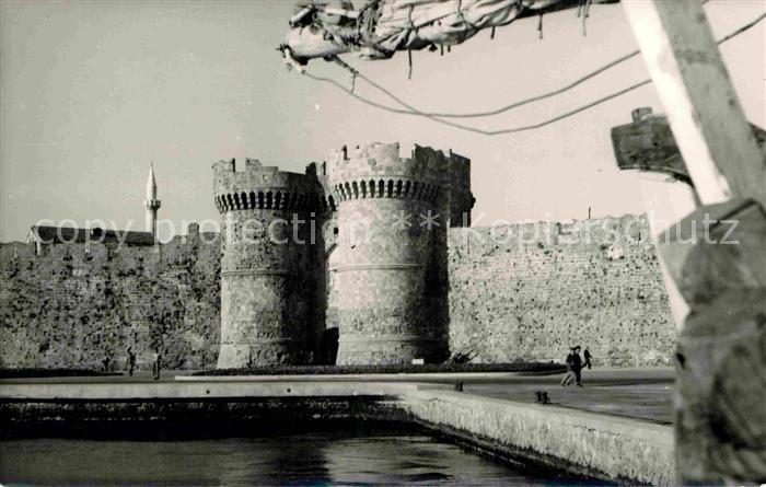 Rhodos Rhodes aegaeis Saint Catherines gate
