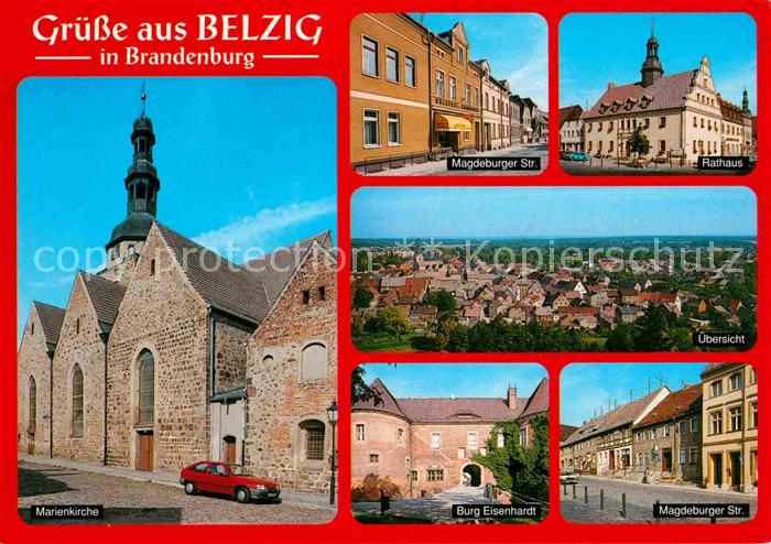Belzig Bad Marienkirche Magdeburger Strasse Rathaus Burg Eisenhardt