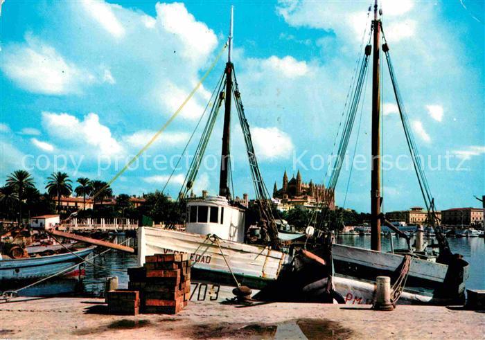 Palma de Mallorca Puerto Hafen Fischerboote