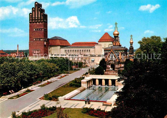 Darmstadt Kuenstlerkolonie Russische Kapelle Hochzeitsturm
