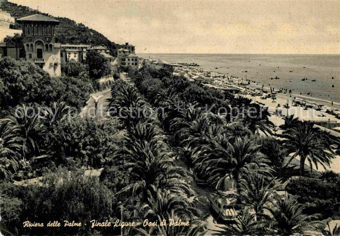 Finale Ligure Oasi di Palme Panorama Riviera delle Palme Spiaggia