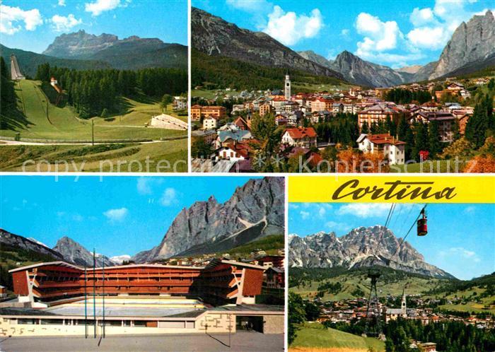 Cortina d Ampezzo Trampolino Olimpico Italia Stadio Olimpico del Ghiaccio Dolomi