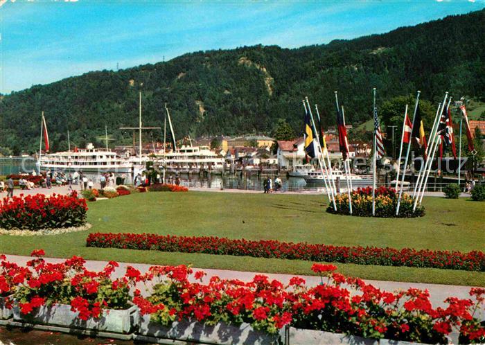 Bregenz Bodensee Seeanlagen Promenade Hafen Faehre