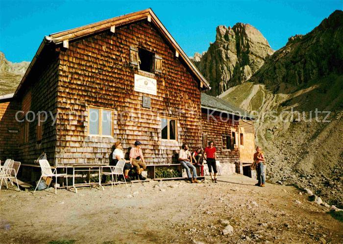Hermann Barthhuette Schutzhaus Allgaeuer Alpen