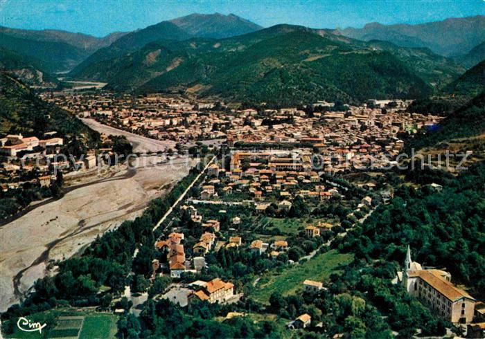 Digne-les-Bains Vue aerienne