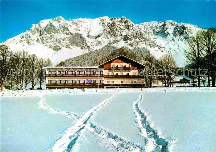 Ramsau Dachstein Steiermark Pension Ischi Winterpanorama Dachsteingebirge