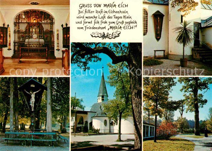 Planegg Wallfahrtskirche Maria Eich Inri Kreuz