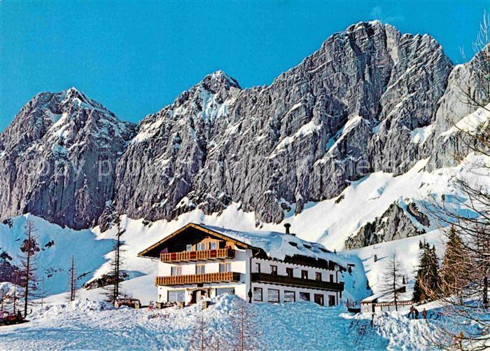 Ramsau Dachstein Steiermark Berghotel Tuerlwand Suedwand Dachsteingebirge Winter