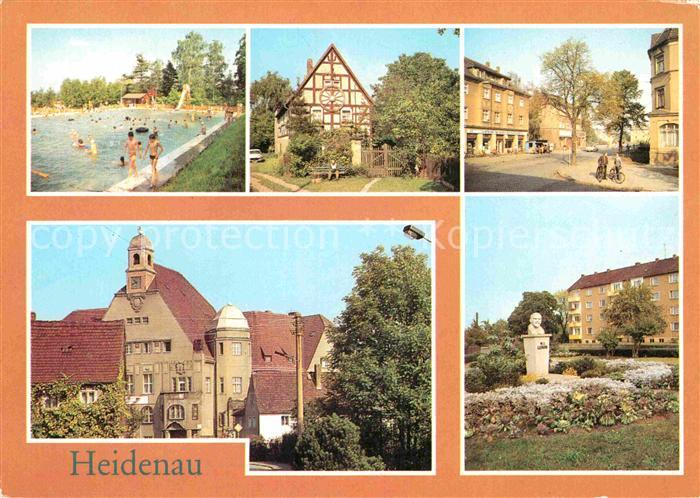 Heidenau Sachsen Albert Schwarz Bad Bauernhaus von 1722 Dresdner Strasse Ecke Fr