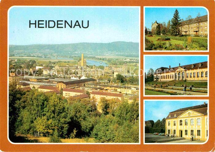 Heidenau Sachsen Teilansicht Platz der Freiheit Grosssedlitz Orangerie im Barock