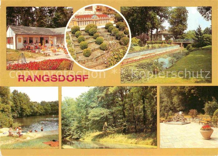 Rangsdorf Eiscafe Schloss Sanssouci en Miniatur Seebadallee Klein Venedig Nymphe