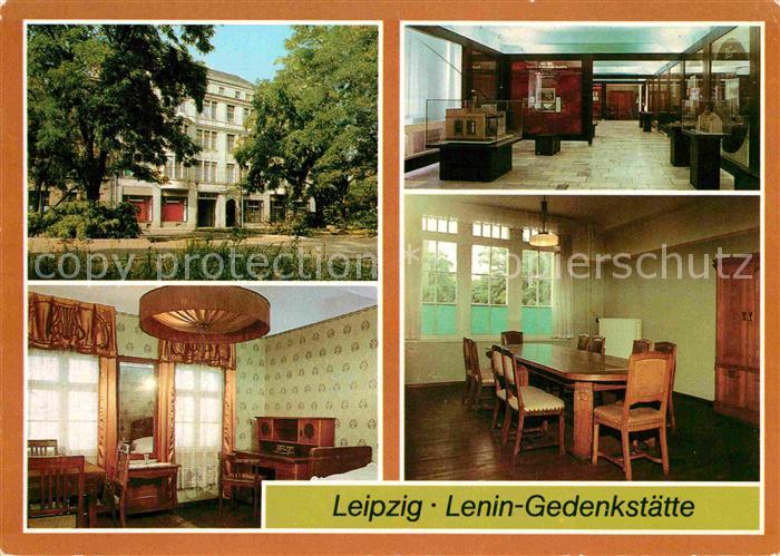 LEIPZIG Sachsen Lenin Gedenkstaette ehemaliges Gebaeude der Leipziger Volkszeitu