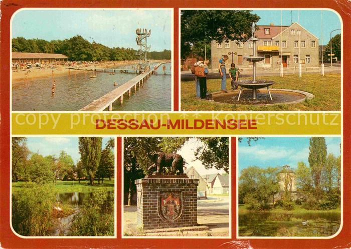 Mildensee Strandbad Adria Konsum Klubgaststaette Scholitzer See Markgraf Gero Ge