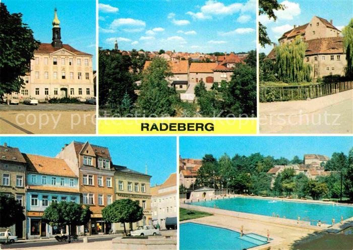 Radeberg Sachsen Rathaus Teilansicht Schloss Klippenstein Heimatmuseum Jugendklu