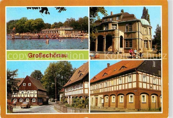 Grossschoenau Sachsen Waldstrandbad FDGB Erholungsheim Theodor Haebler Strasse G