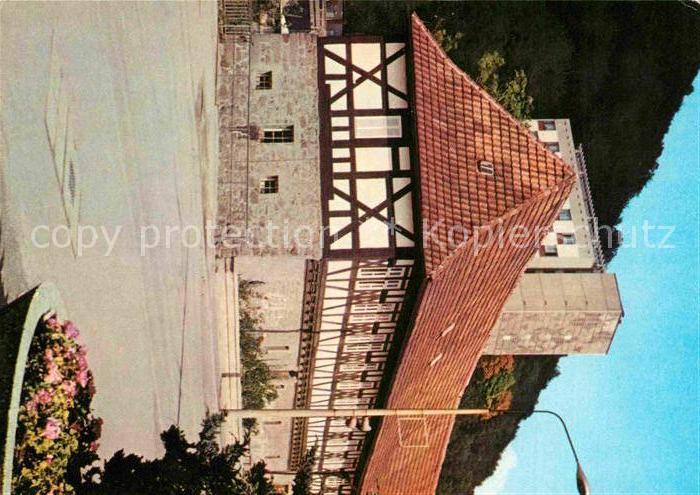 Suhl Thueringer Wald Waffenmuseum mit historischem Malzhaus erbaut 1663