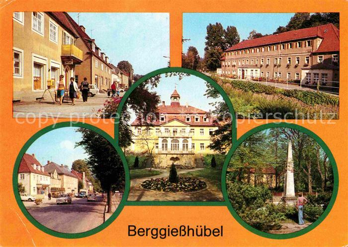 Berggiesshuebel Karl Marx Strasse Kurhaus Paul Linde Haus Postmeilensaeule
