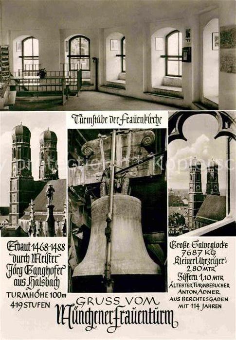 Muenchen Bayern Muenchener Frauenturm Turmstube der Frauenkirche