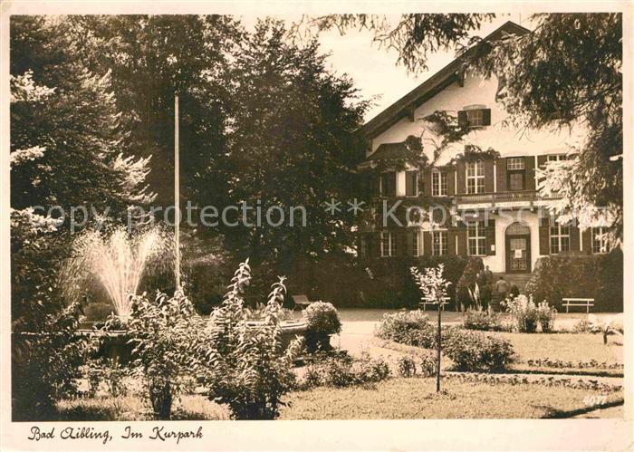Bad Aibling Springbrunnen im Kurpark