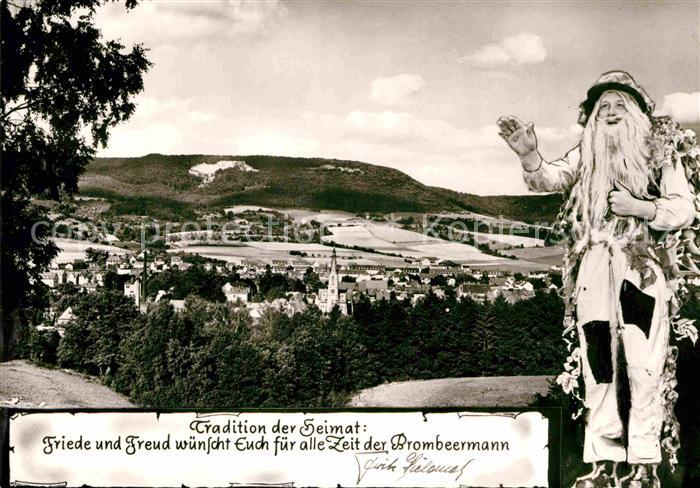 Wanfried Panorama Erholungsort Tradition der Heimat Brombeermann