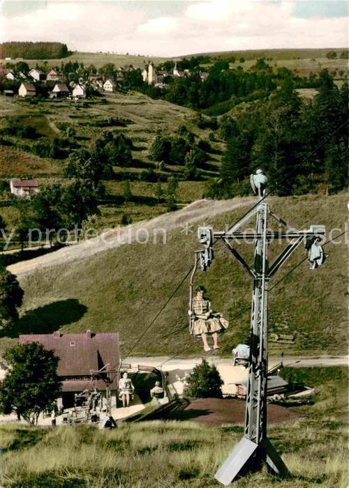 St Andreasberg Harz Bergstadt Luftkurort Wintersportplatz Sessellift am Matthis