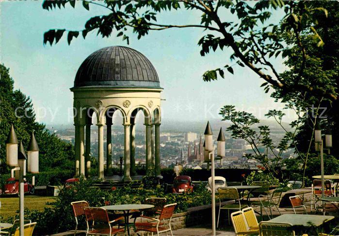 Wiesbaden Tempel auf dem Neroberg Restaurant Terrasse