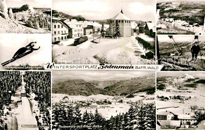 Bodenmais Marktplatz Riesloch Schanze Silberberg Aberschutshaus