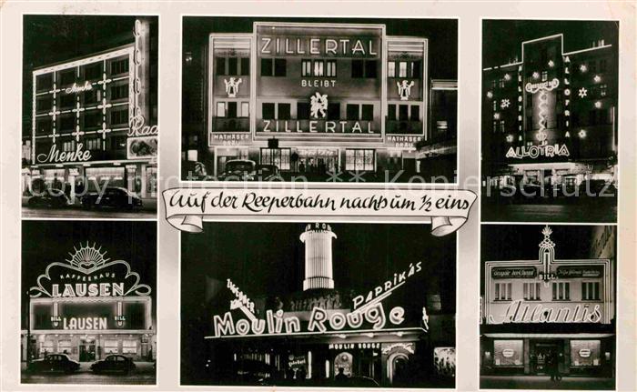 St Pauli Reeperbahn Nachts