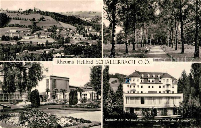 Schallerbach Bad Kurheim Pensionsversicherungsanstalt Allee