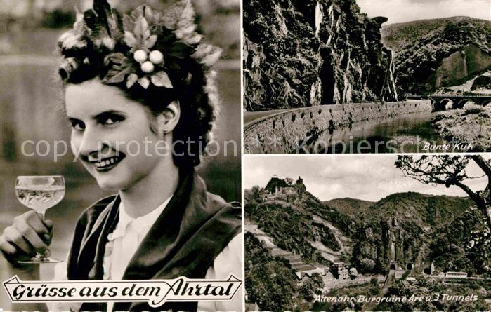 Ahrtal Weinprinzessin Bunte Kuh Altenahr Burgruine