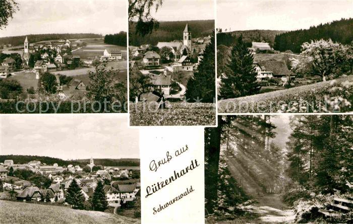 Luetzenhardt Panorama Kirche Waldweg
