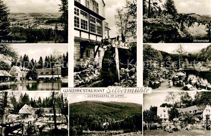 Leopoldstal Lippe Blick vom Velmerstor Waldrestaurant Silbermuehle Velmerstot