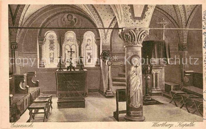 Eisenach Thueringen Wartburg Kapelle