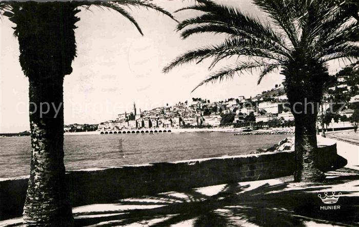 Menton Alpes Maritimes Vue prise de Garavan