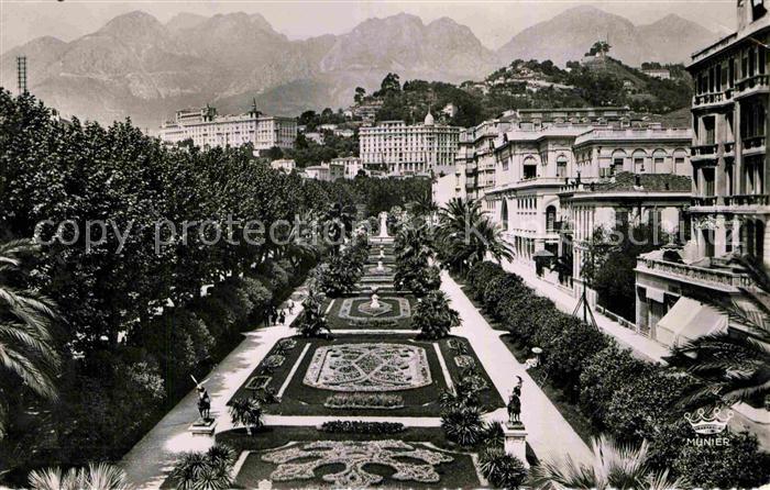 Menton Alpes Maritimes Panorama