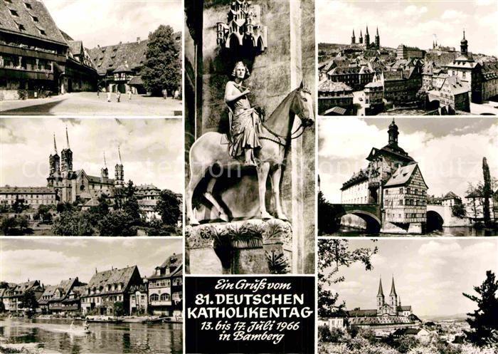 Bamberg Deutscher Katholikentag 1966 Stadtansichten