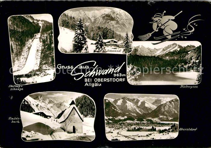 Schwand Oberstdorf Sprungschanze Einoedsbach Oberstdorf See