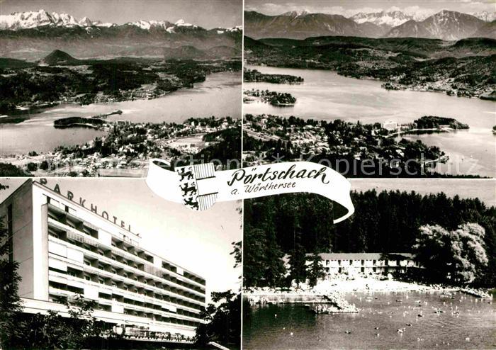 Poertschach Woerthersee Fliegeraufnahme