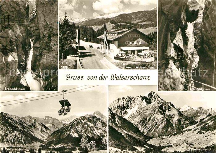 Walserschanz Kleinwalsertal Breitachklamm Soellereckbahn