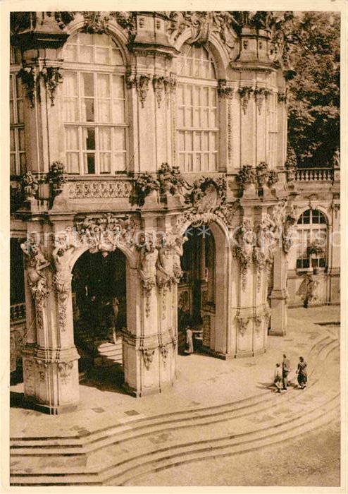 DRESDEN Elbe Wallpavillon im Zwinger