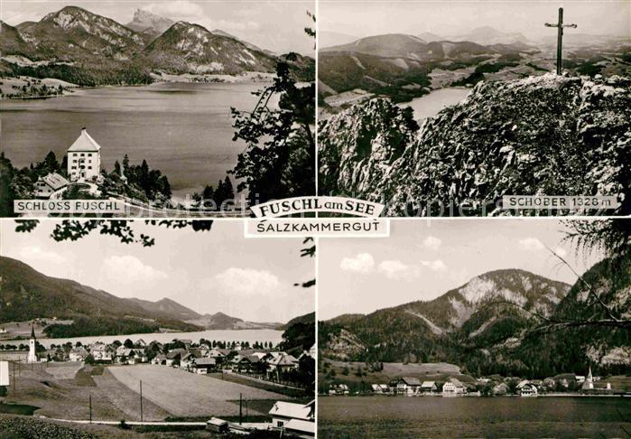 Fuschl See Salzkammergut Schloss Fuschl Schober